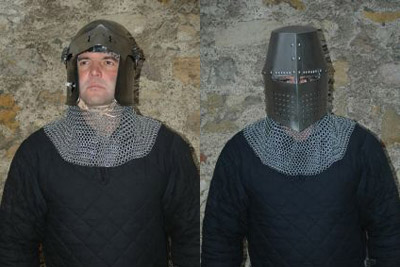 Ritter mit Helm