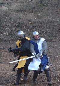2 Ritter die kämpfen